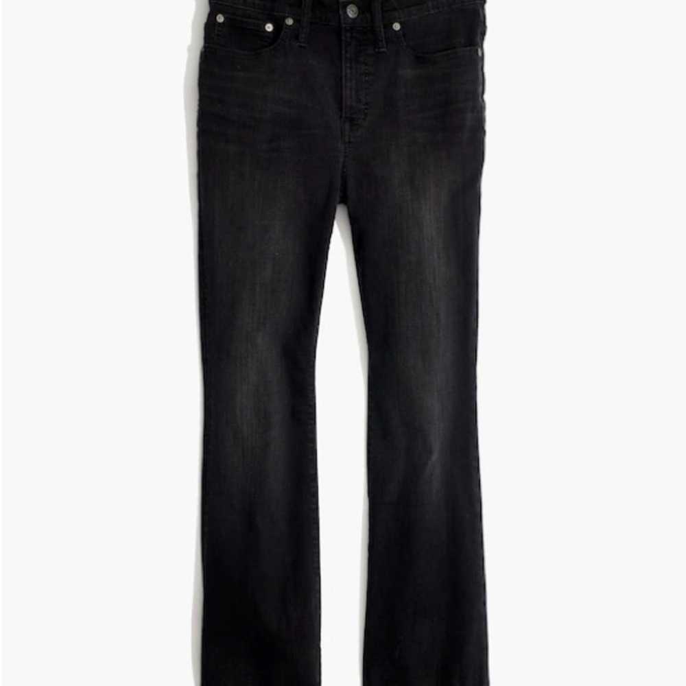 Madewell Women's Black Cali Demi-Boot Leg Jeans